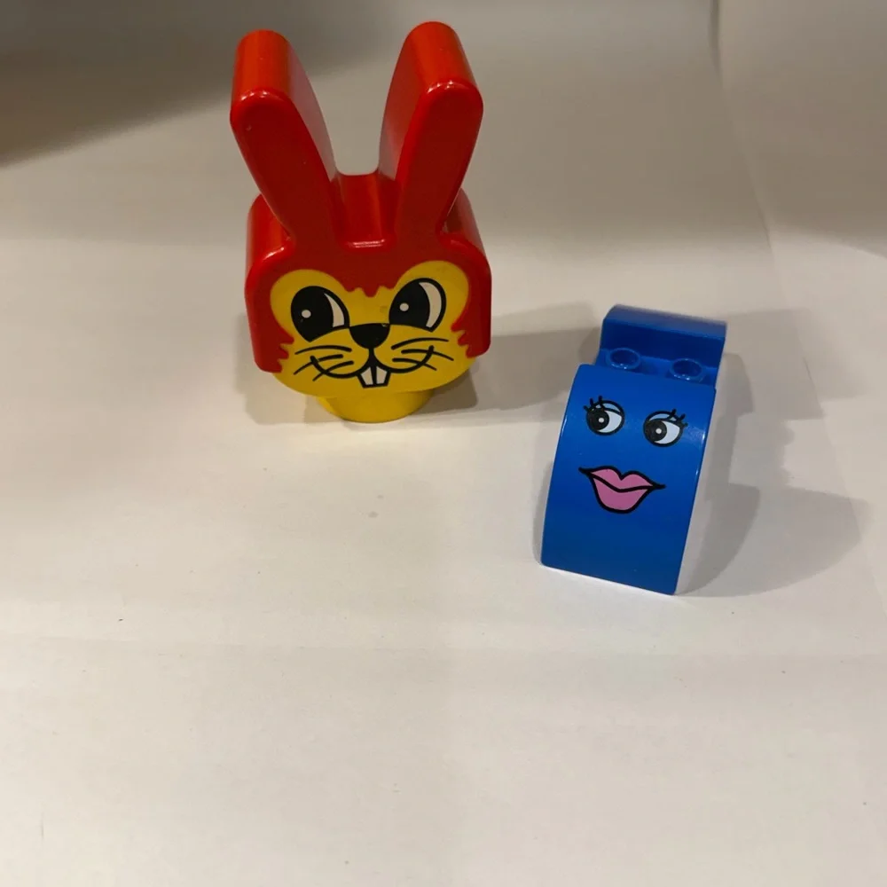 LEGO duplo vintage Colorful Bunny and Block Toy Set